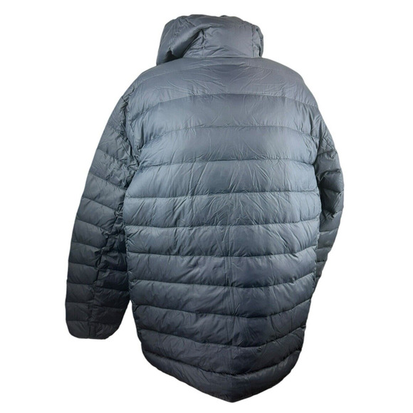 Eddie Bauer CirrusLite Down Hooded Jacket Zip Dark Blue Puffer Men's Size XL - Picture 5 of 15